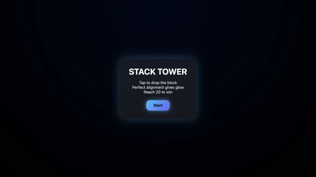 Stack Tower game screenshot